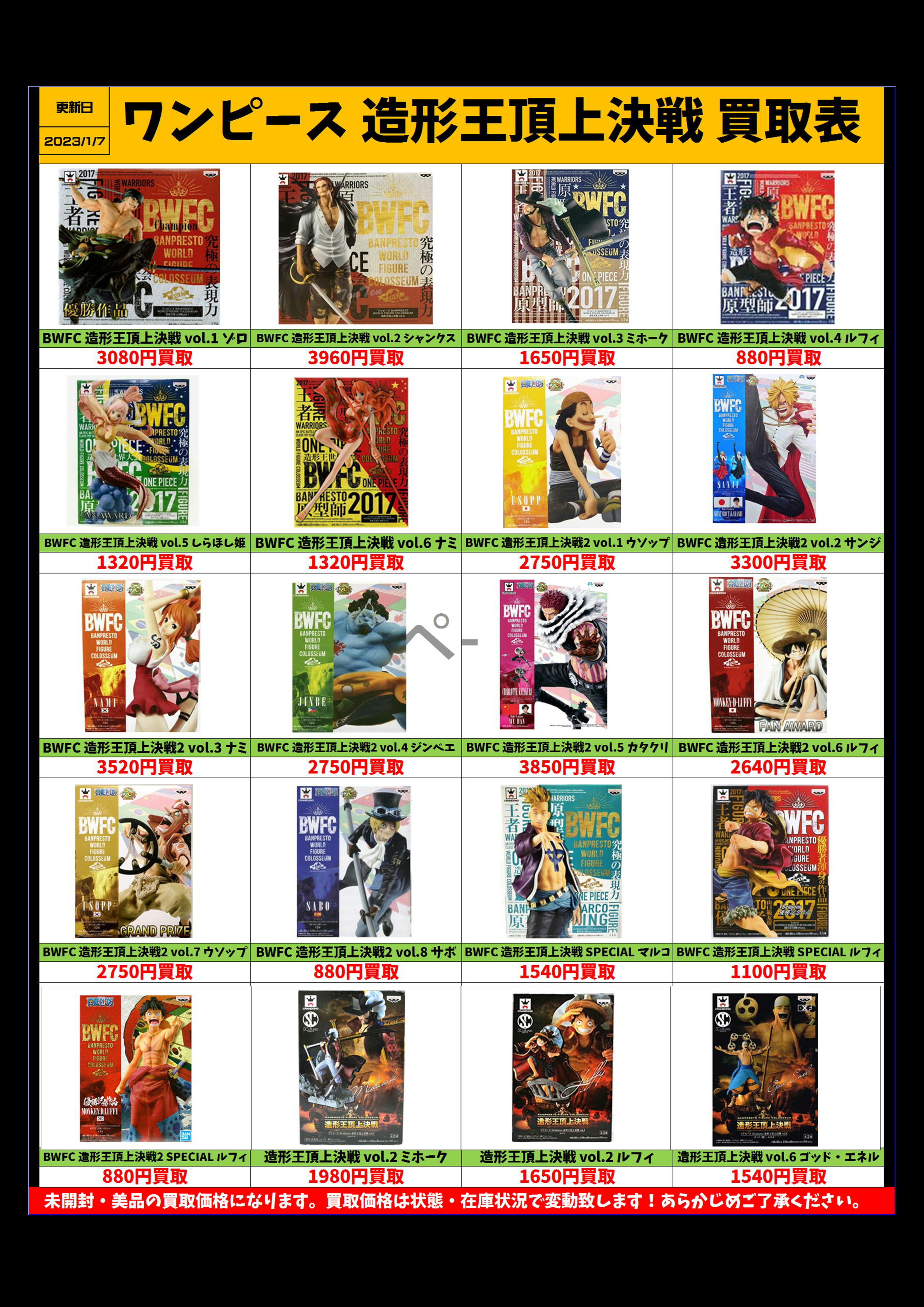 ☆ワンピース 造形王頂上決戦 ドフラミンゴ、ロー、ギア4ルフィ、エース、ゾロ他 計11種 開封品 箱あり ワンピース 造形王頂上決戦 ドフラミンゴ vs ギア4ルフィ＆ロー 5種